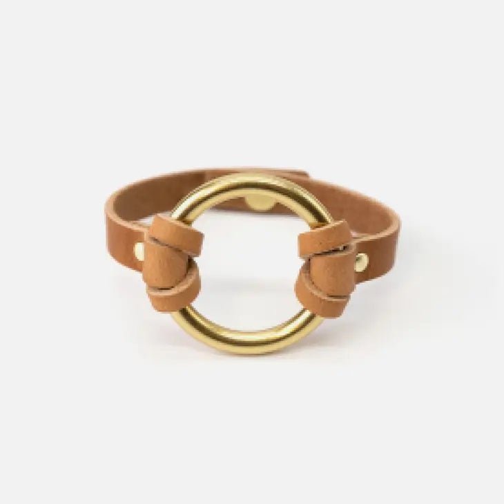 Brass & Leather Bracelet