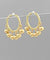 gold globe earring
