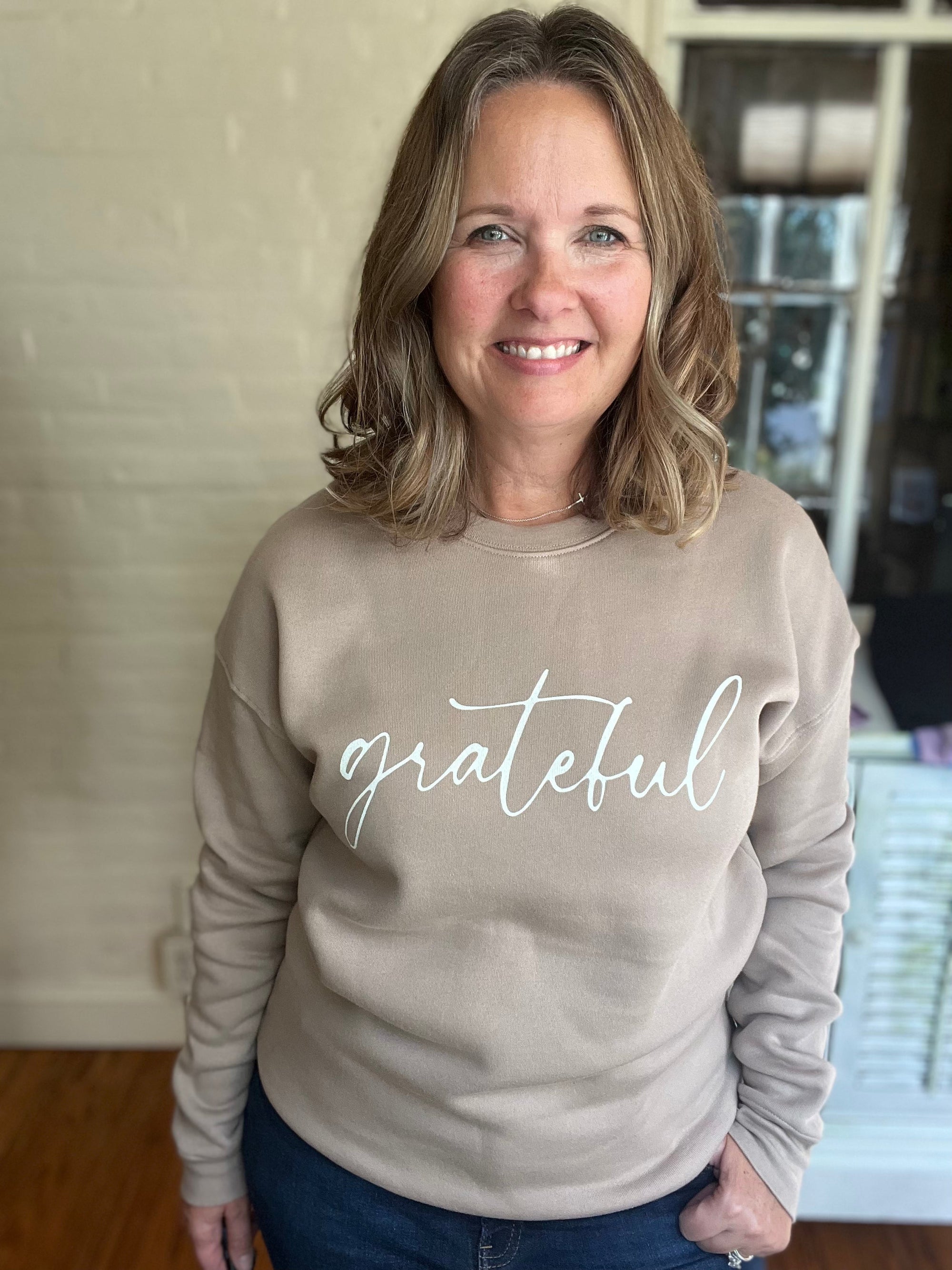 grateful holiday sweatshirt
