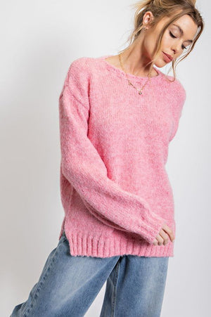 Pink Crew Sweater