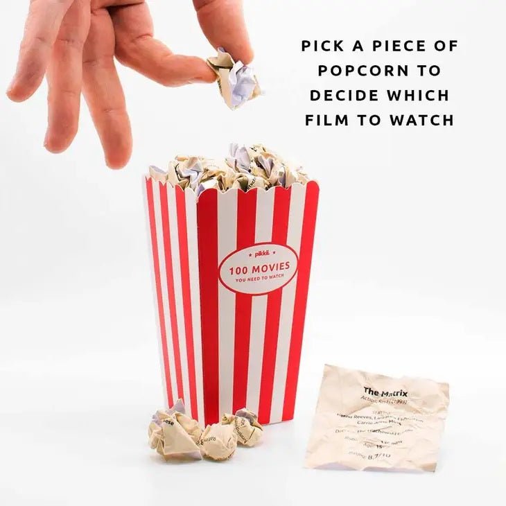 movie suggestion popcorn bucket list