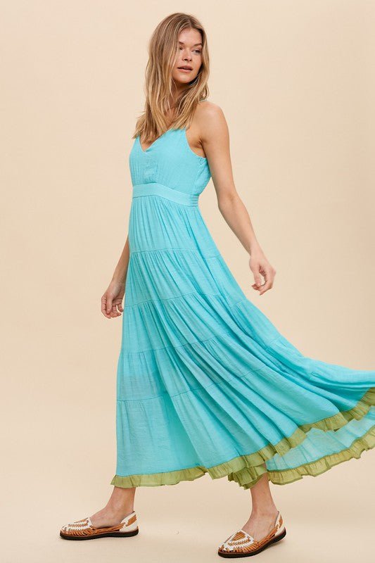 Turquoise Maxi Dress