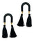 Arch Tassel Geometric Earrings