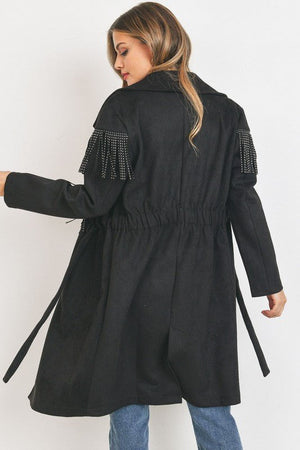 Black Fringe Jacket