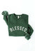 green blessed st patrick's day sweatshirt