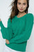 Holly Green Puff Sleeve Sweater