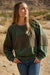 Green Sherpa Accent Sweatshirt