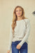 Button Accent Long Sleeve Top
