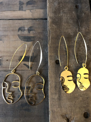 Statement earrings - hand crafted