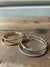 basic gold or silver hoop earrings