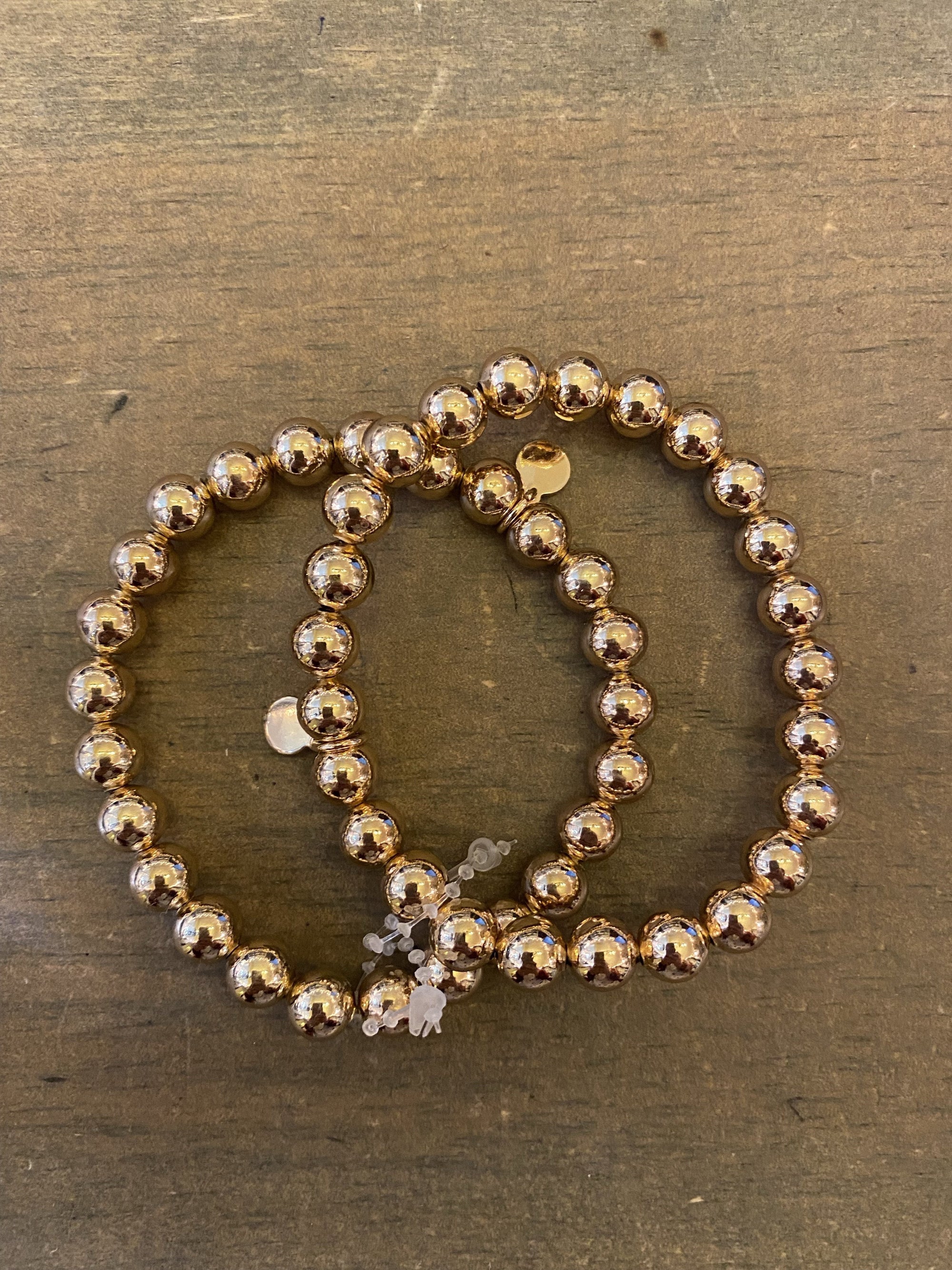 Simple Gold Bead Bracelet
