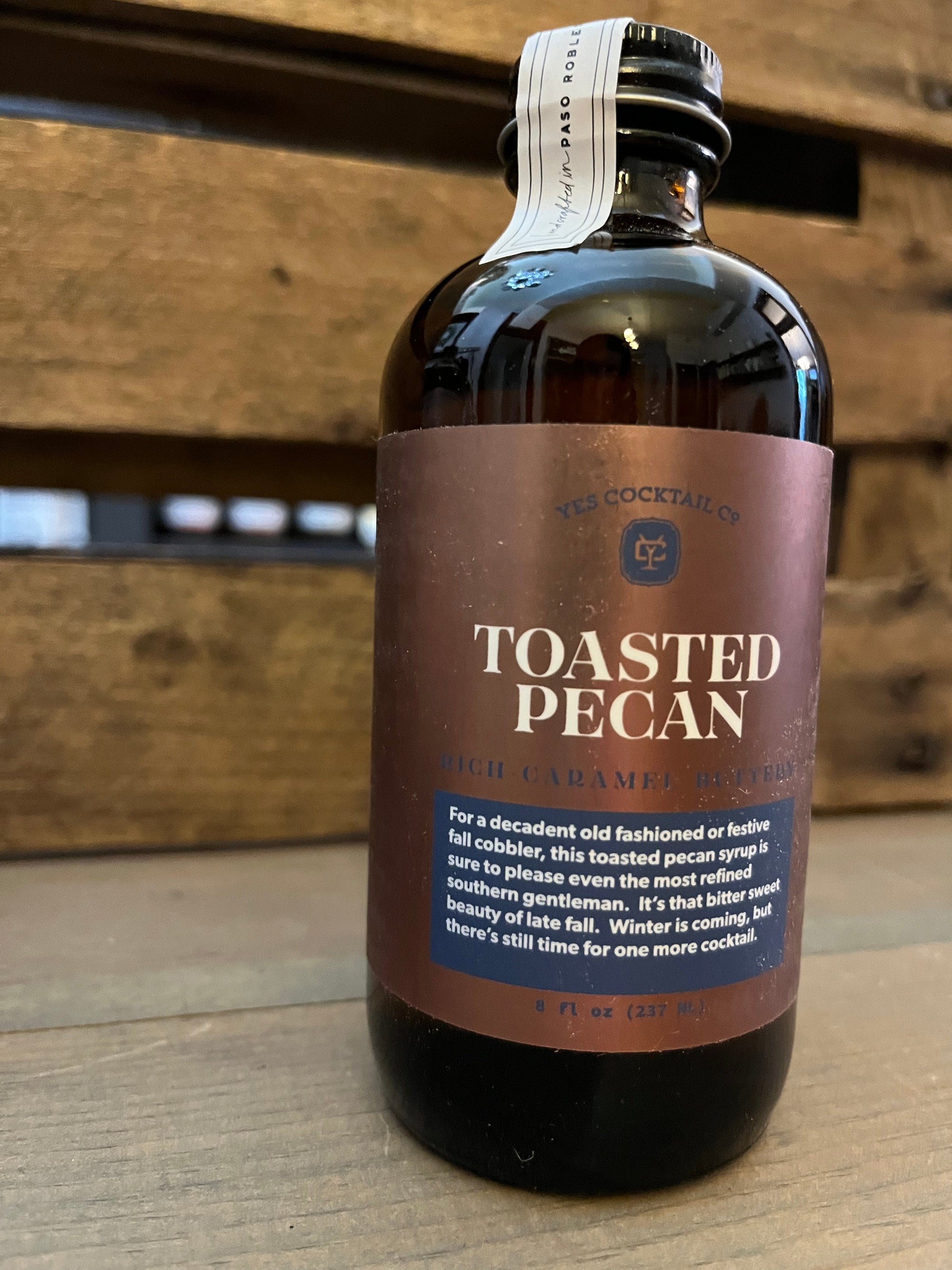Toasted Pecan Cocktail Syrup