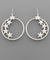 Star & Circle Earrings