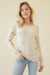 Star Accent Long Sleeve Top