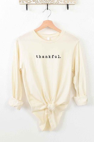 Thankful Long Sleeve Graphic T-shirt