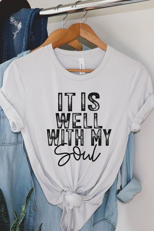 it is well with my soul graphic tee